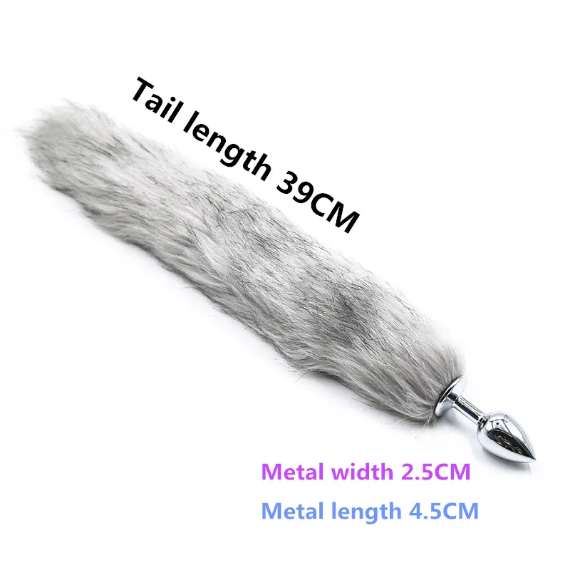 Bsdm For Toys Fox Tail Anal Anal Butt Plug G-spot No Vibrator Adult Sex Toys For Women Men Couples Games Buttplug Sex Products - Image 5