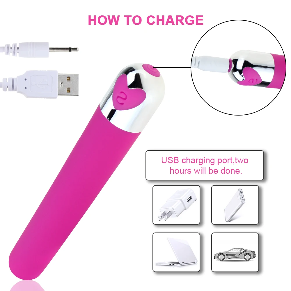 Adult Sex Product 10 Speed Bullet Vibrator Dildo Vibrators AV Stick G-spot Anal Clitoris Stimulator Sex Toy for Women Maturbator - Image 3