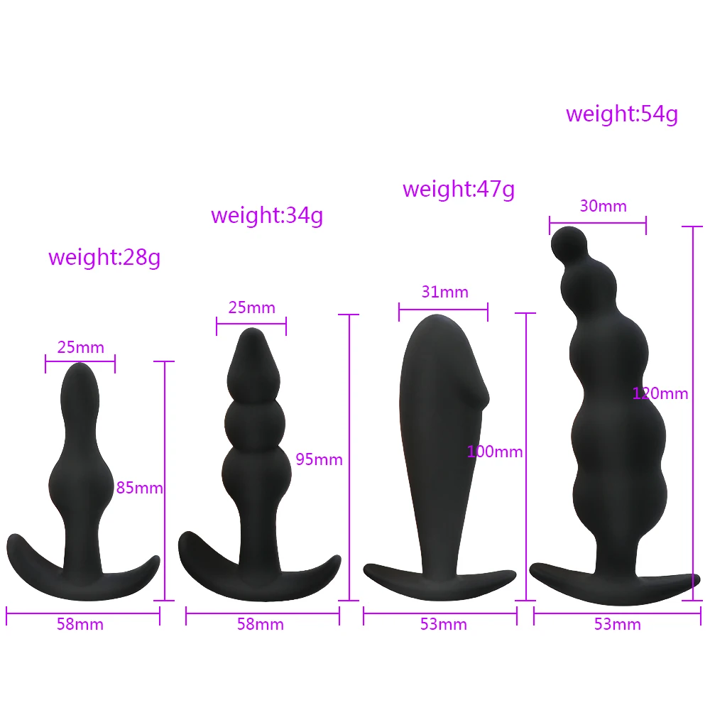 Silicone Butt Plug Bullet Anal Beads Stimulator Sex Toy Prostate Massager Dildo Sex Products Gay Adults Produce for Beginners - Image 4
