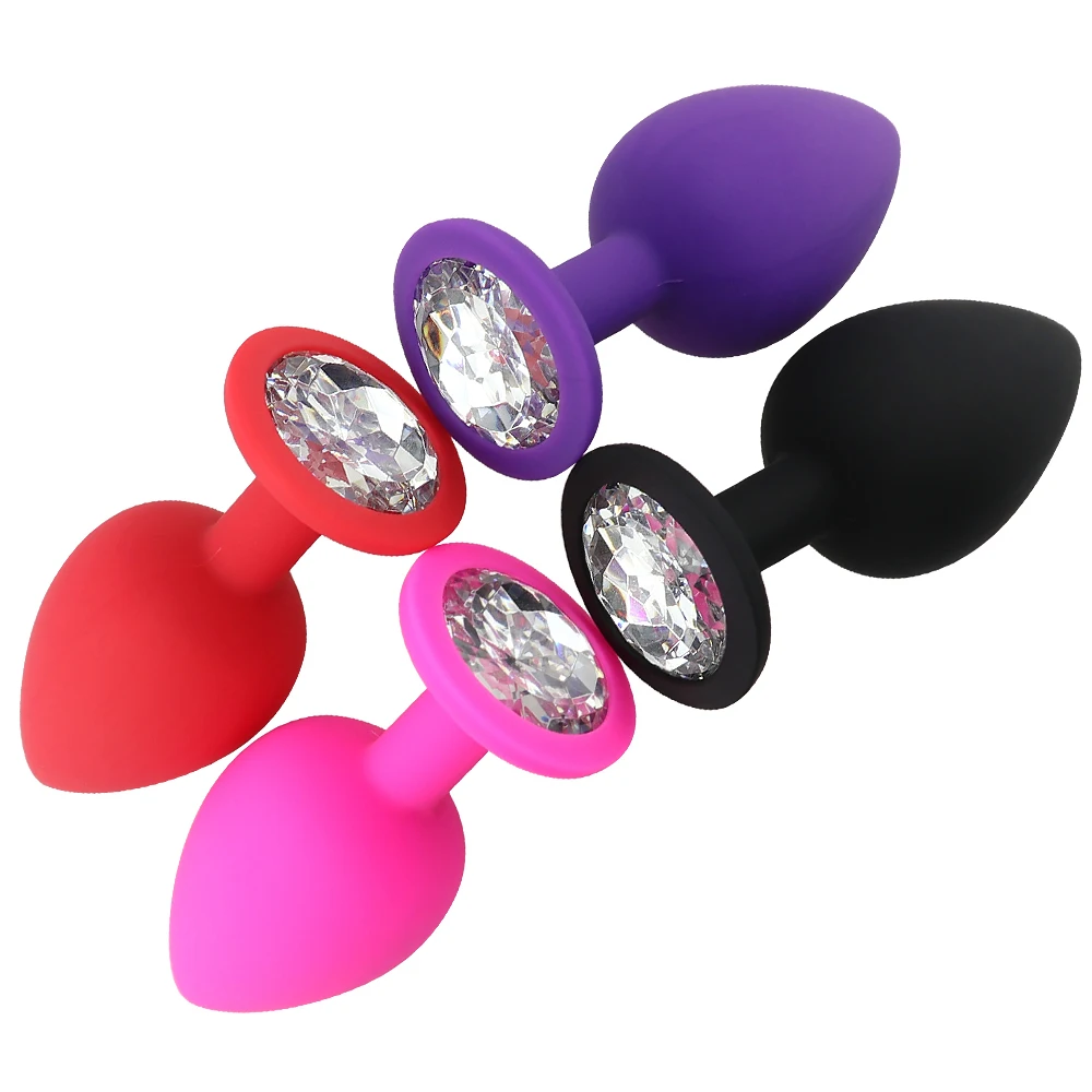 S/M/L 100%Silicone Butt Plug Anal Plugs Unisex Sex Stopper 3 Different Size Adult Toys for Men/Women Anal Trainer For Couples SM - Image 5
