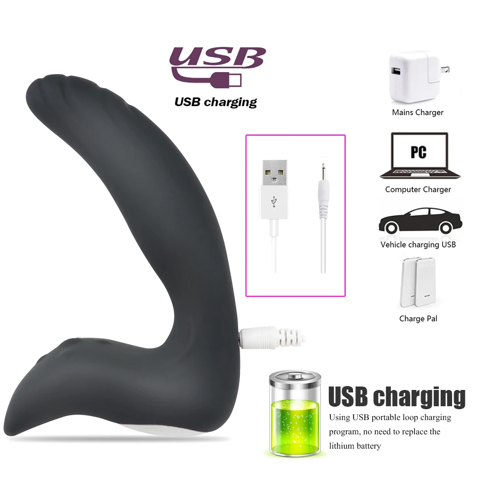 Male Prostate Massage Dildo Vibrator Anal Plug Silicone Waterproof Prostate Stimulator Butt Plug Sex Toy For Men Adult Sex Toys - Image 3