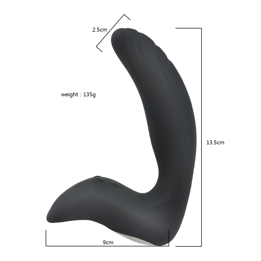 Male Prostate Massage Dildo Vibrator Anal Plug Silicone Waterproof Prostate Stimulator Butt Plug Sex Toy For Men Adult Sex Toys - Image 5