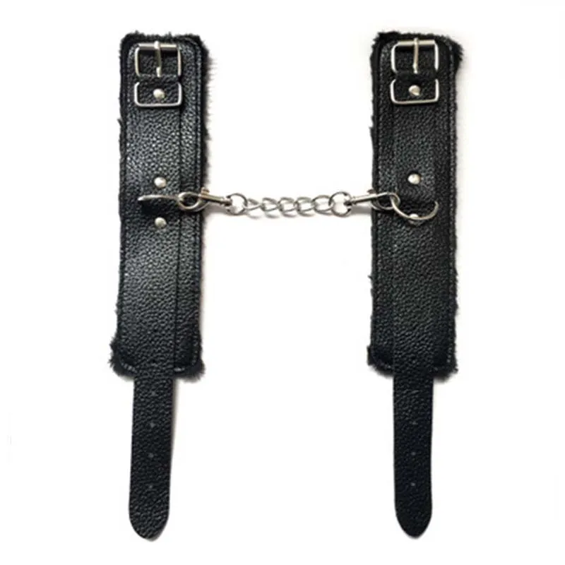 BDSM Sexy Bondage Handcuffs Ankle Cuffs Adjustable With Adult Game Erotic Sex Toy for Women Couples Pink Black Red - Image 6