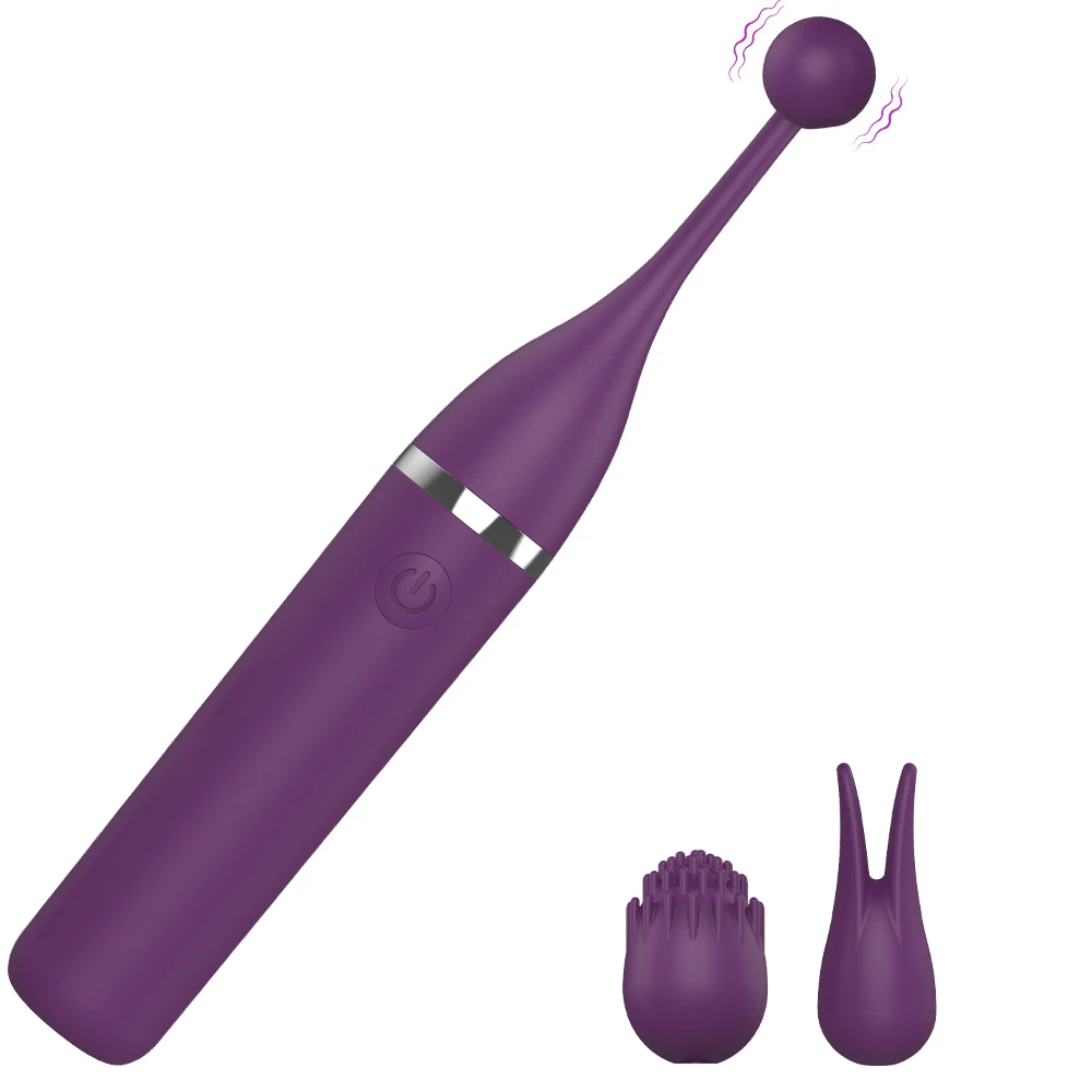 G Spot Tease Stick Vibrators for Women Clitoris Pussy Stimulation Erotic Female Masturbator Adult Sex Toys Comes 3 Massage Heads - Image 6