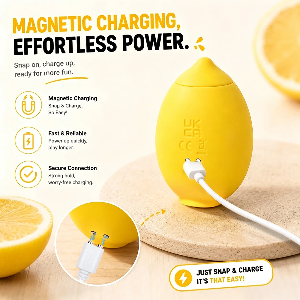 Lemon Sucking Vibrator Oral Clit Suction Massager Nipple Stimulator 10 Modes Silicone Female Masturbator Sex Toy 18+ - Image 4