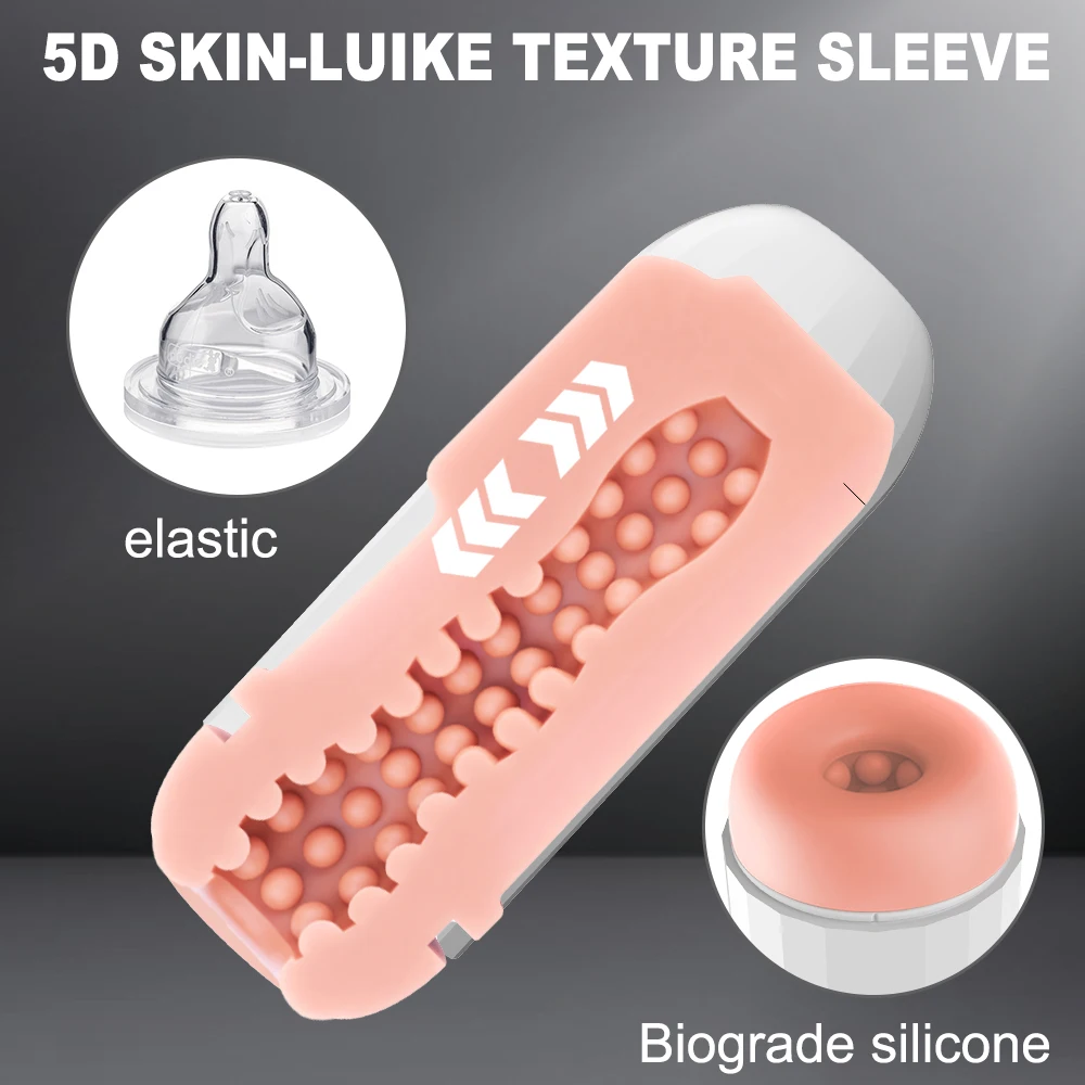 Automatic Sucking Mastubator Cup Male Delayed Exercise Long Lasting Trainer Pussy Blowjob Masturbation Machine Sex Toys for Men - Image 2