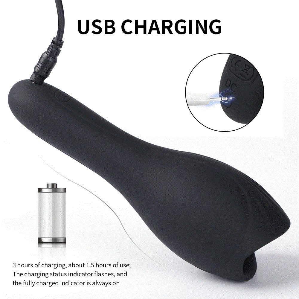 Powerful Vibrating Tongue Licking Vibrator Male Glan Massager Delay Stamina Trainer Oral Sex Climax Masturbation Sex Toy for Men - Image 4