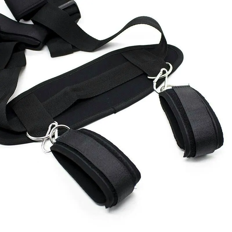 BDSM Sex Toys For Coupels Flirting Adjustable Erotic Handcuffs Neck Ankle Bondage Restraints Harness Open Chastity Adult Games - Image 3
