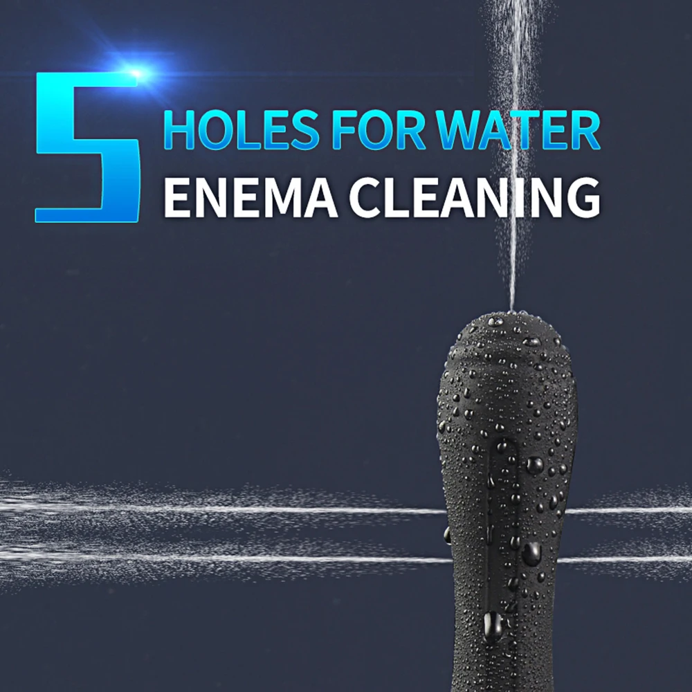 Fully Automatic Enema Cleaning Container Vagina Anal Cleaner Douche Bulb Design Silicone Health Wash Tool Sex Toys for Women Men - Image 6