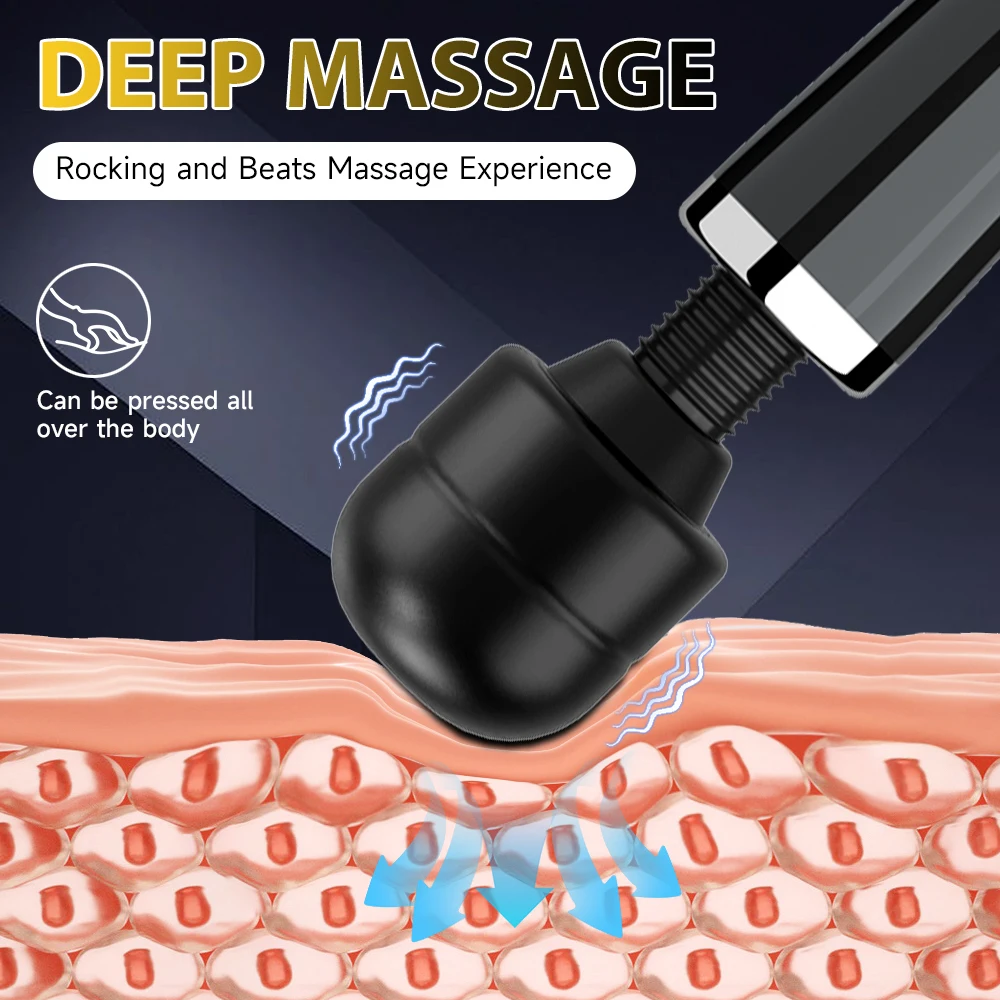 Powerful Big Size Magic Wand Vibrator G Spot Clitoris Vaginal Stimulator Massage Strong Vibration Adult Sex Toys for Woman - Image 6