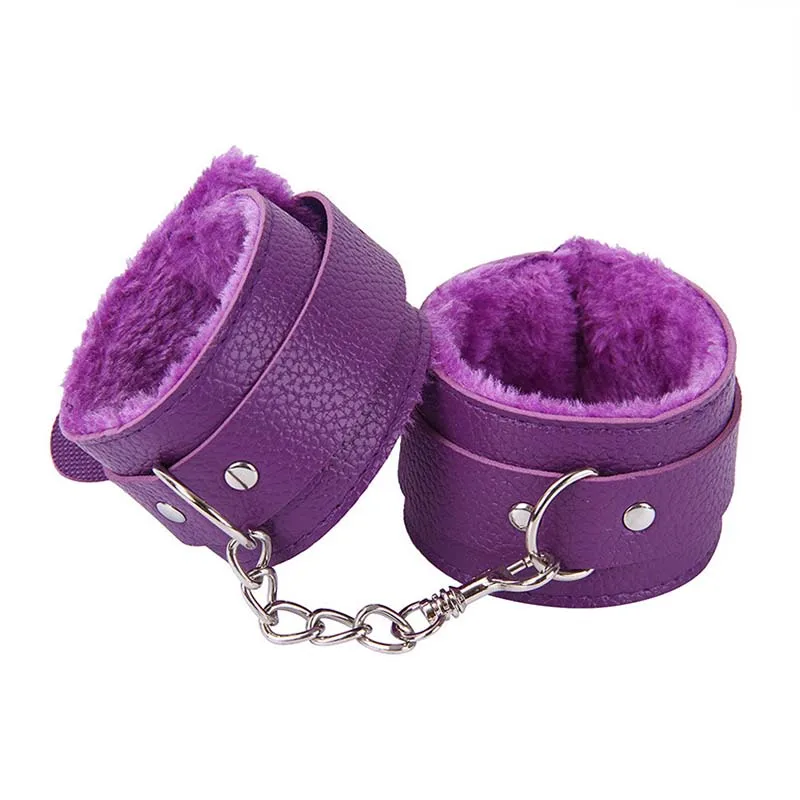 BDSM Sexy Bondage Handcuffs Ankle Cuffs Adjustable With Adult Game Erotic Sex Toy for Women Couples Pink Black Red - Image 7