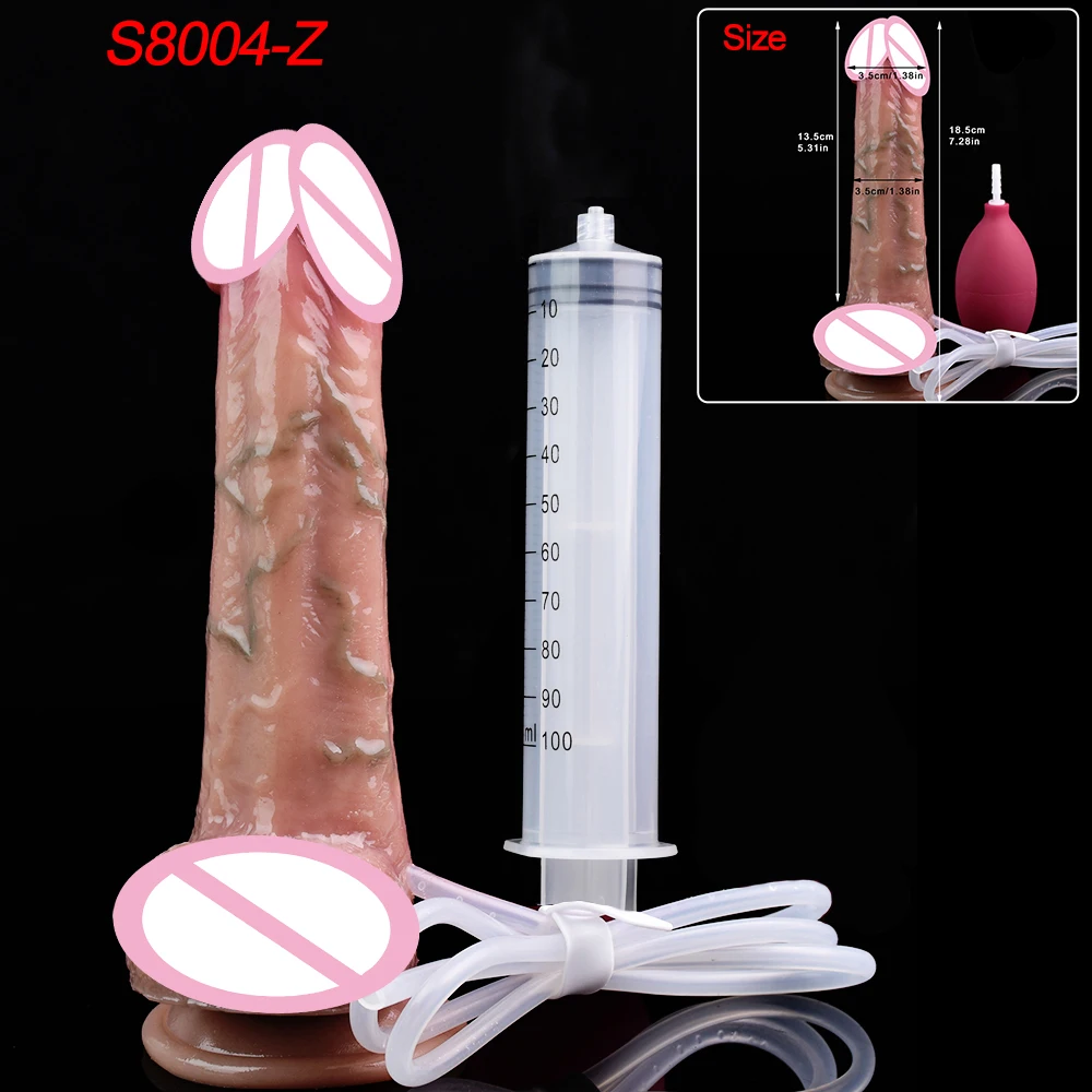 Deep Veins Ultra Squirting Dildo Silicone Skin Touch Long Ejaculating Butt Plug For Men Women G-Spot Stimulate 18+ Sex Toys - Image 20