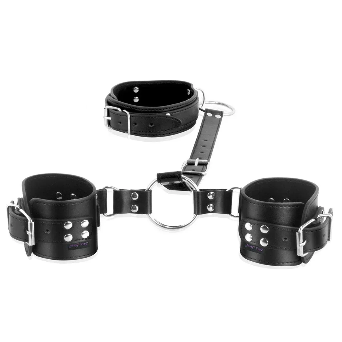 Neck to Wrist Restraints Kit with Nipple Clamps Gag Sex Toys for Women Adjustable Back Handcuffs Collar Bondage SM Sex Game Toys - Image 8