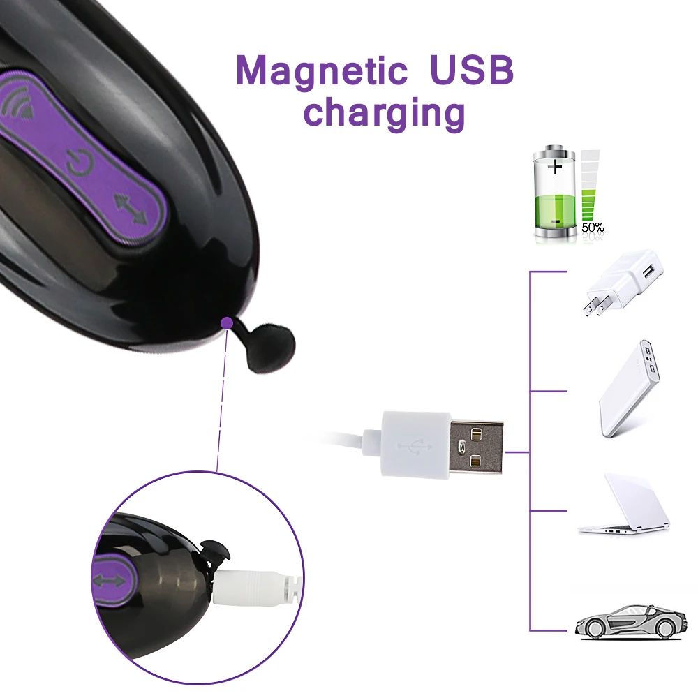 Automatic Thrusting Big Dildo Vibrator Remote Control Vaginal G Spot Massager Retractable Masturbators Adult Sex Toys for Women - Image 4