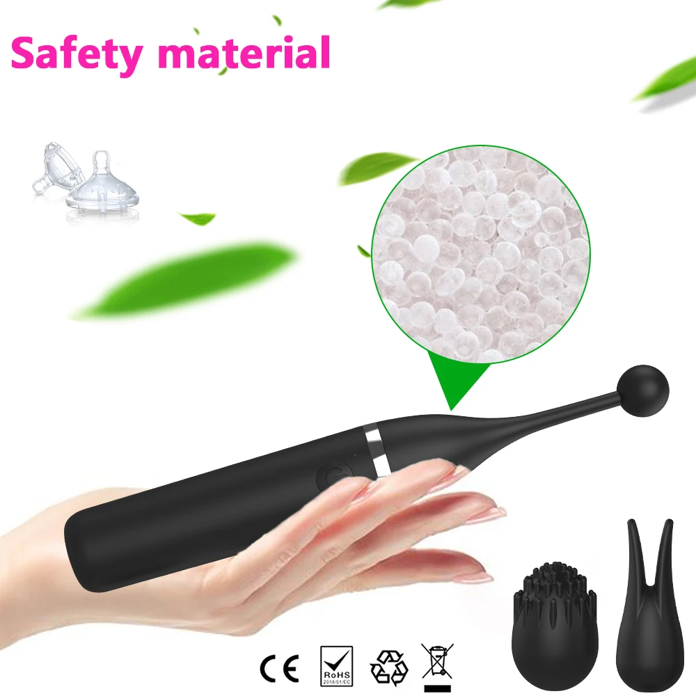 Female Clitoris 3 Caps Replaceable Vibrator G Spot Masturbation Massage Sex Toy Suitable For Women Couples Adult Products Erotic - Image 3