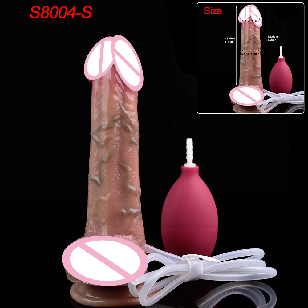 Deep Veins Ultra Squirting Dildo Silicone Skin Touch Long Ejaculating Butt Plug For Men Women G-Spot Stimulate 18+ Sex Toys - Image 25