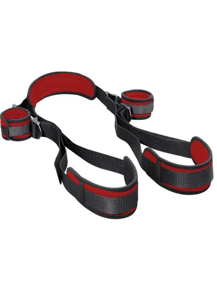 BDSM Sex Bondage Set Adult Bedroom Sex Swing Bondage Restraint Adjustable Rope With Handcuffs Neck And Legs Retraints Straps For - Image 6