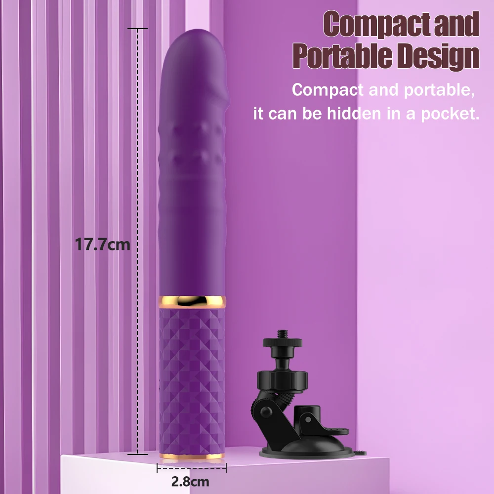 Automatic Thrusting G Spot Dildo Sex Machines Suction Cup Vibrator 10 Thrusts Mode Clitoral Vagina Anal Stimulation Adult Toys - Image 3