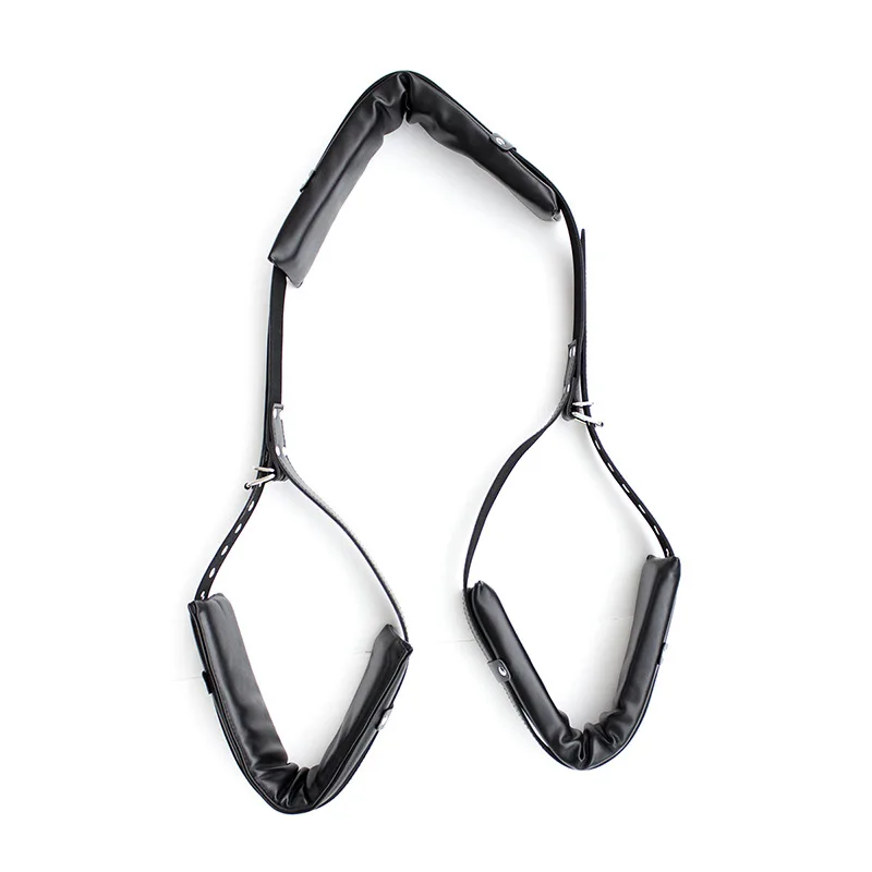 BDSM Bondage Gear Adjustable Handcuffs Ankle Cuffs Open Leg Restraint Fetish Sex Toys For Woman Couples Adult Games No Vibator