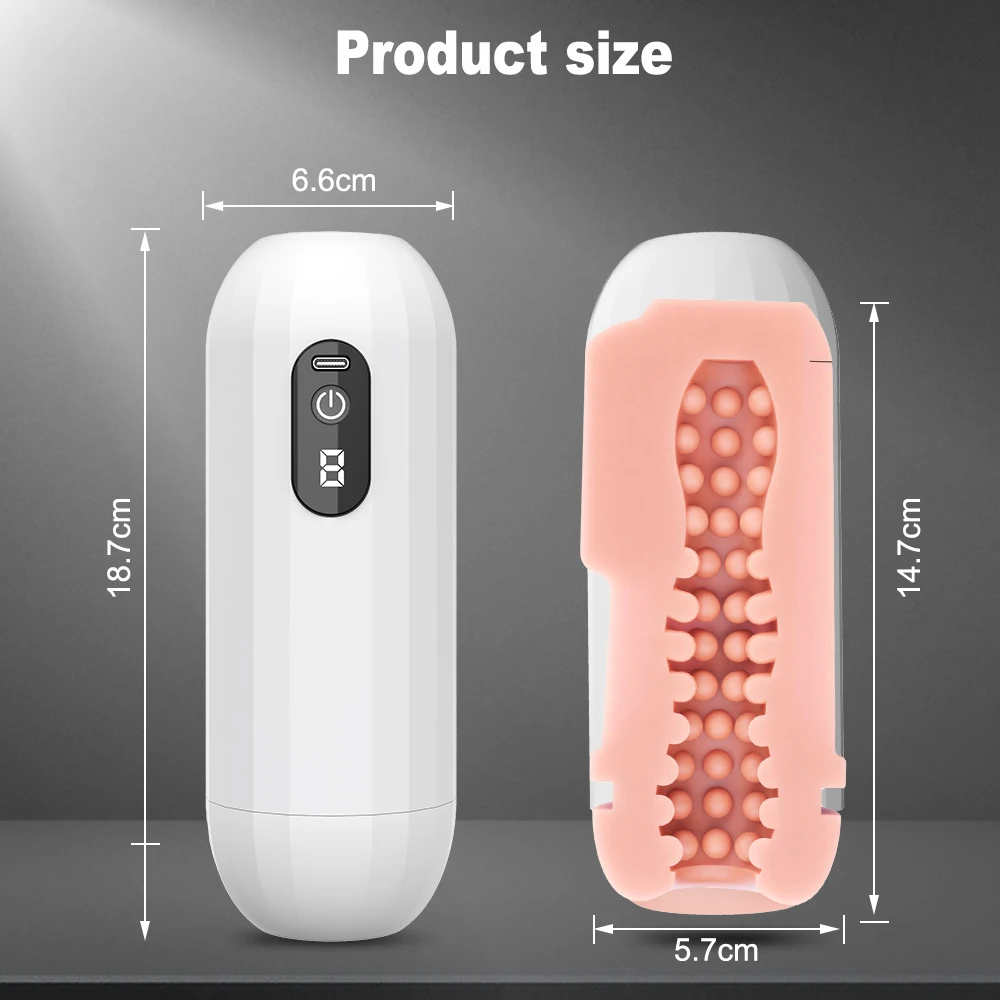 Automatic Sucking Mastubator Cup Male Delayed Exercise Long Lasting Trainer Pussy Blowjob Masturbation Machine Sex Toys for Men - Image 5