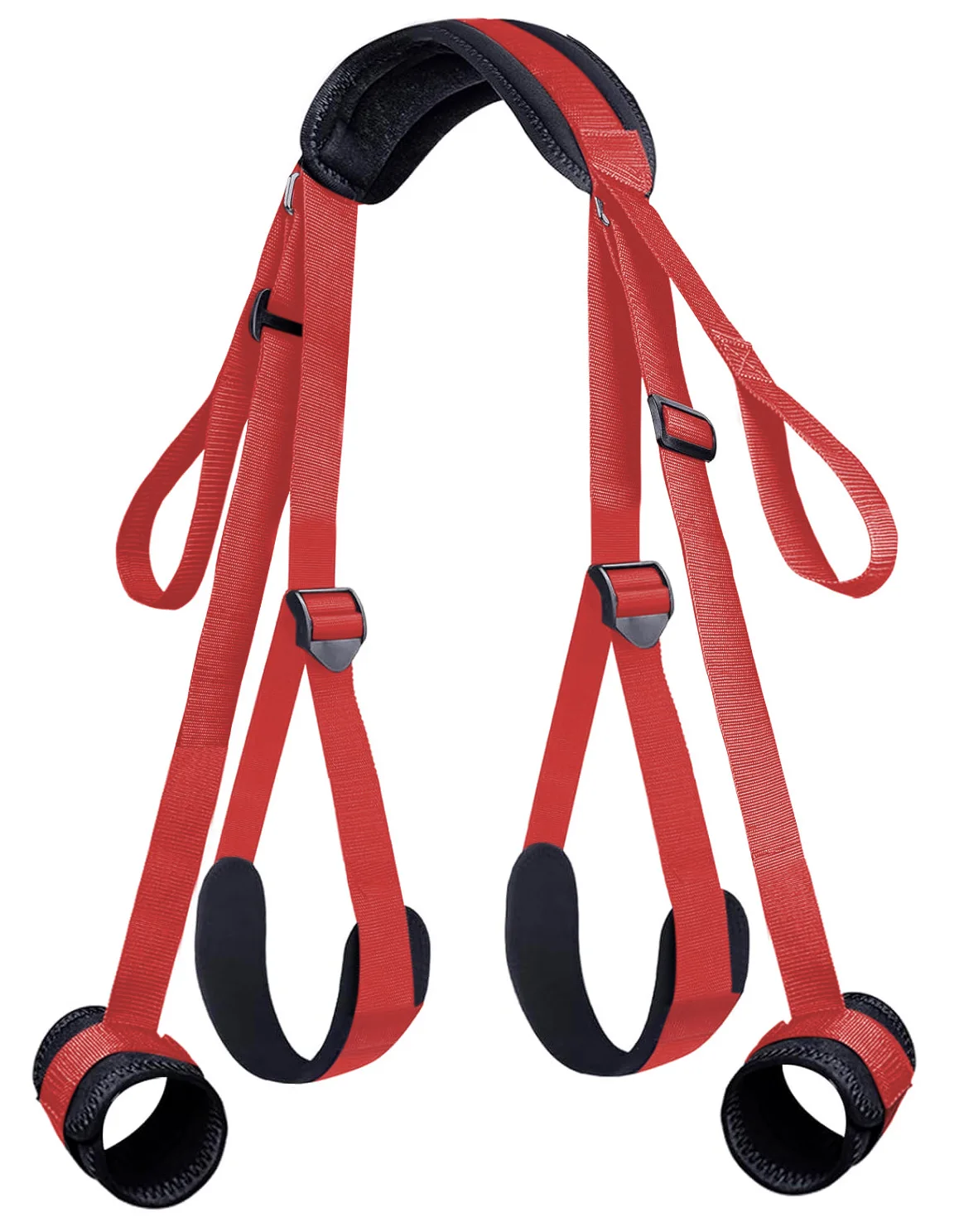 Restraint Erotica Binding Sex Forced Split Leg Straps Neck Wrist Bdsm Bondage Set Sex Toys For Woman Couples Product No Vibrator - Image 12