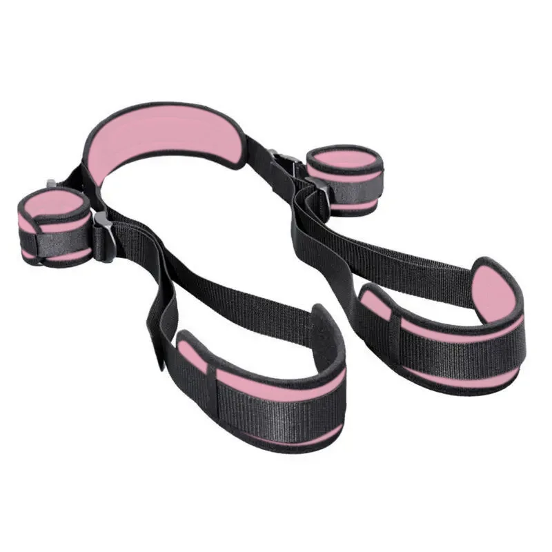 BDSM Sex Bondage Set Adult Bedroom Sex Swing Bondage Restraint Adjustable Rope With Handcuffs Neck And Legs Retraints Straps For - Image 5