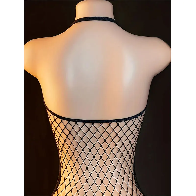 Porn Transparently Crotchless Lingerie Lace Toys For Adults Sexual Patner Sexy Woman Full Body Stocking Couples Erotic Costume - Image 5