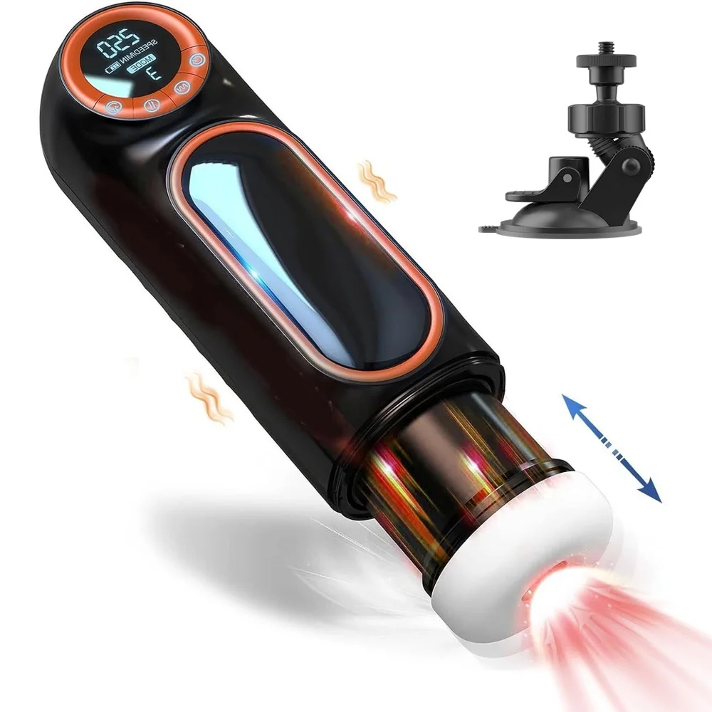 Male Masturbators Electric Pocket Pussy Male Masturbator Cup 10 Mode Thrusting 4 Suction for Penis Stimulation Sex Toys for Men