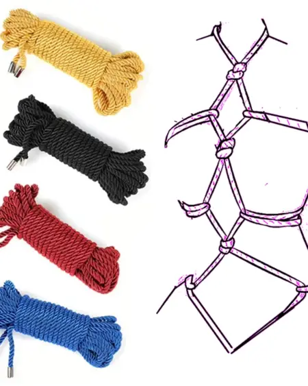 Sex Game Shibari Bondage Rope Restraint Rope Sex Toys for Couples SM Ropes SM Bondage Sex Rope Thickened Soft Cord Bondage