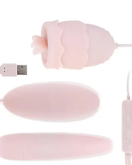 Tongue Vibrator 10 Modes USB 3in1 Vibrating Egg G-spot Massage Oral Licking Clitoris Stimulator Erotic Adults Sex Toys for Women