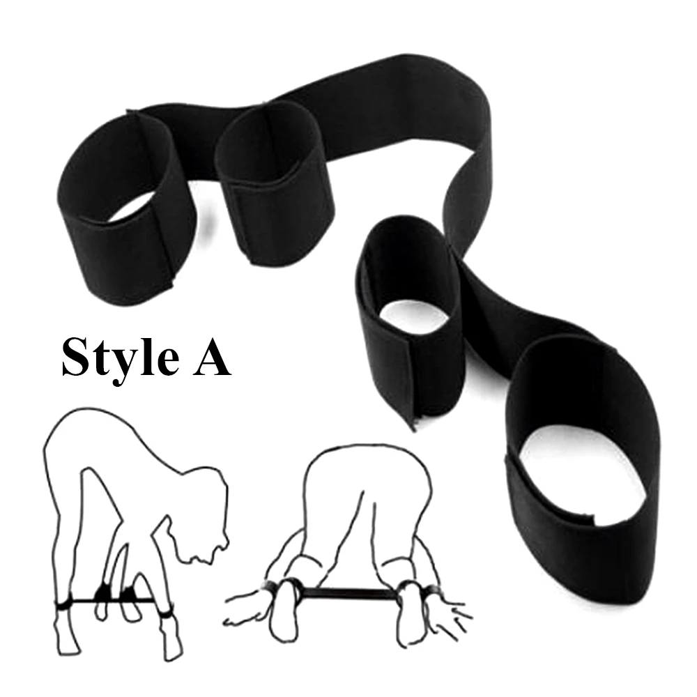 Sex Toys For Woman Couples Handcuffs Set BDSM Bondage Gear Bed Restraints Rope Strap Adult Game Goods Wrists & Ankle Cuffs - Image 8