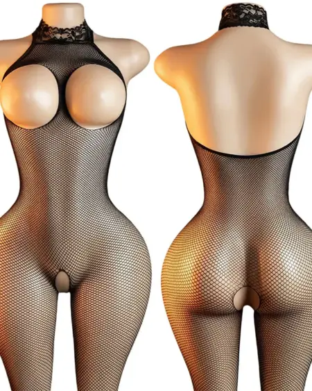 Bdsm Lingerie Sex Products Permeable Crotchless Sexy Stocking Toy For Women Fishnet Bondage Underwear Erotic Prop Lace Porn Game