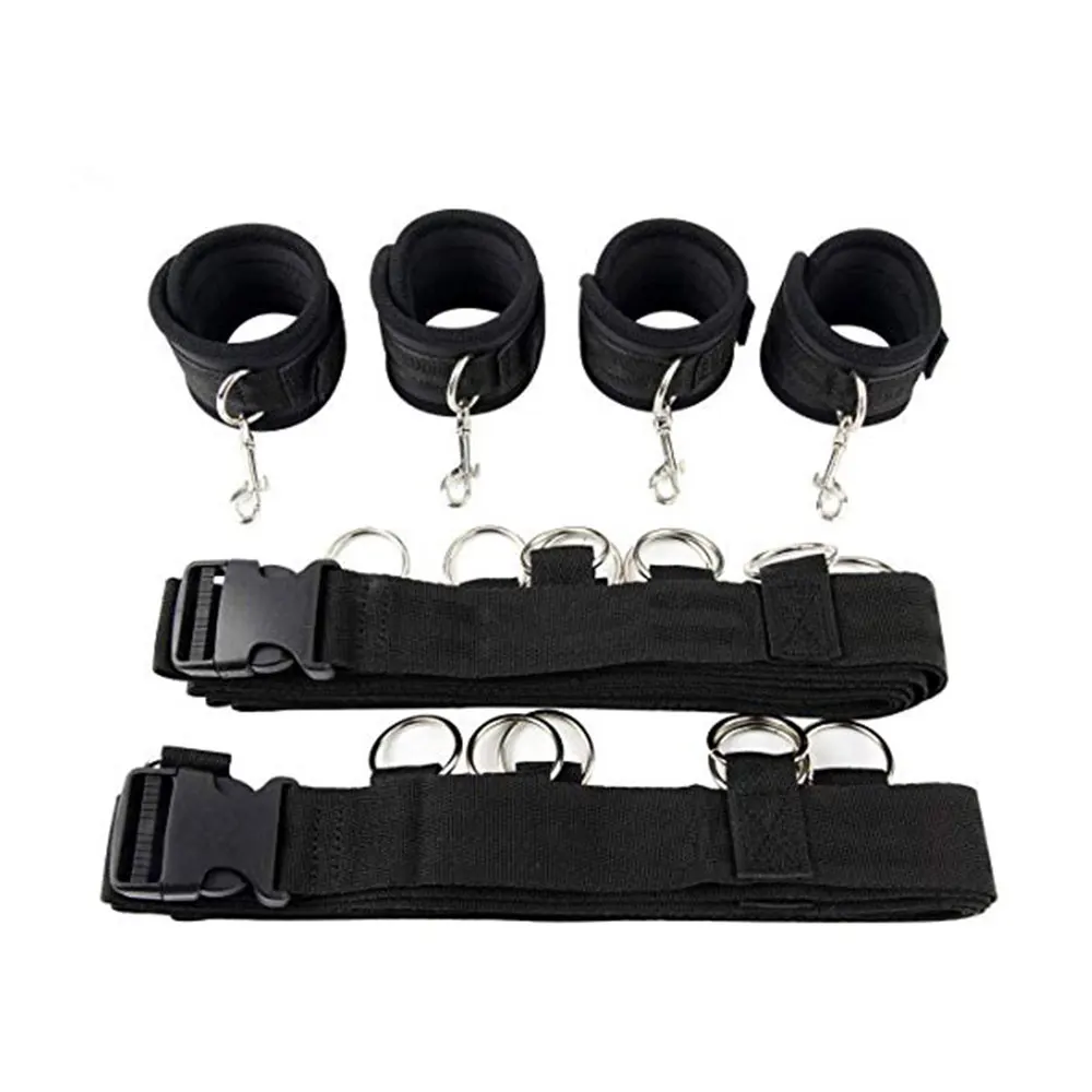 Restraint Erotica Binding Sex Forced Split Leg Straps Neck Wrist Bdsm Bondage Set Sex Toys For Woman Couples Product No Vibrator - Image 7