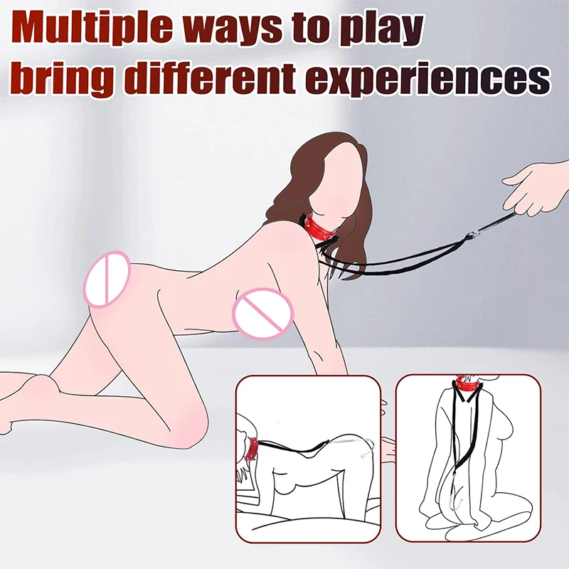 SM Couple Anal Hook Sex Bondage Restraint Set BDSM Leather Chain Stainless Steel Adult Sex Toys For Men Adjustable Harness - Image 6
