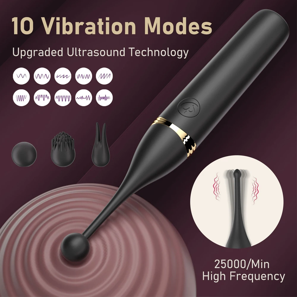 High-Frequency Clitoris Vibrator Powerful Vibrating G spot Stimulator for Woman Her Pleasure Couples Games Adult Women Sex Toy - Image 2