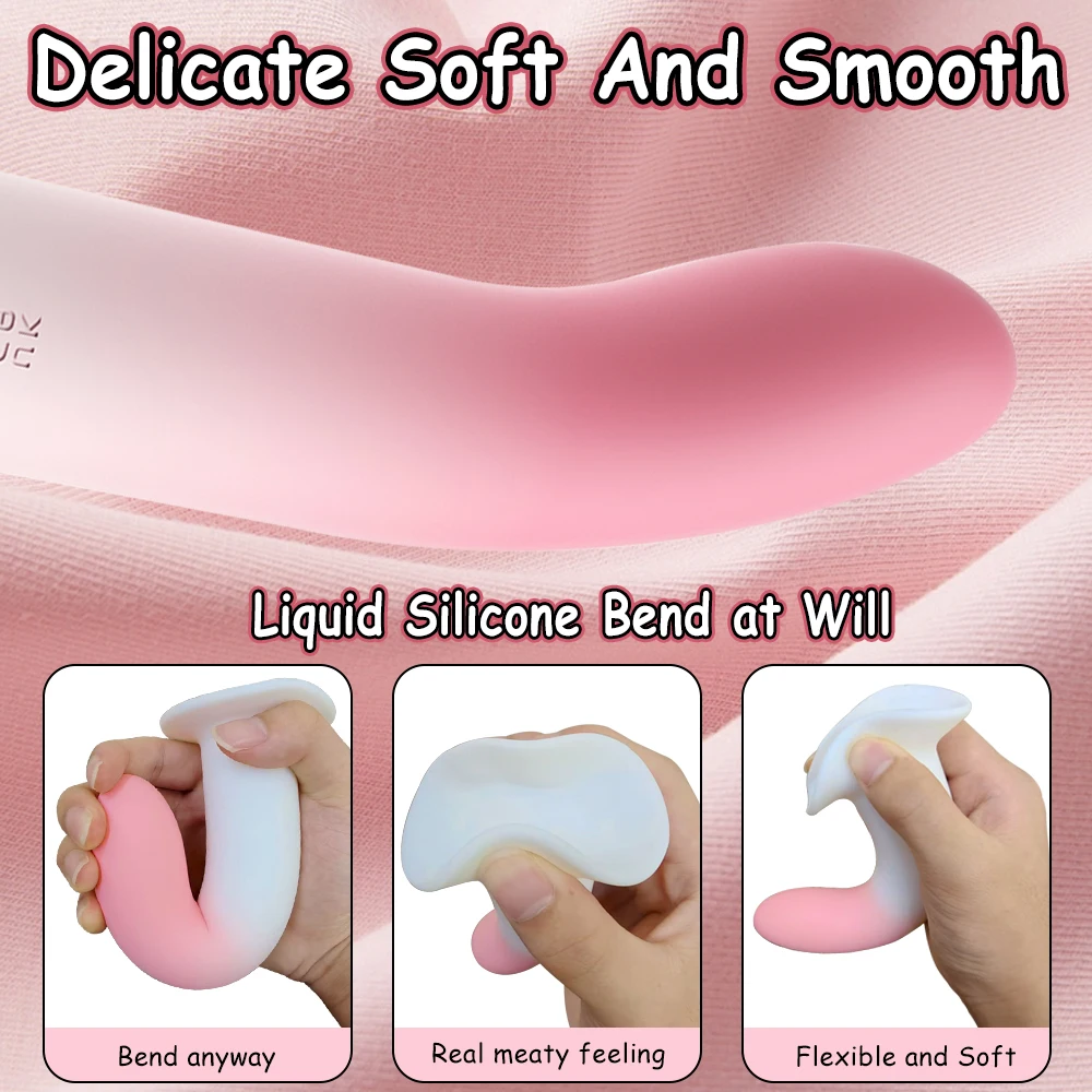 Big Dildo Vagina Clit G-Spot Massager For Lesbian Soft Silicone Anal Plug Dilatancy Erotic Toys Sex Toy for Women Men Couples - Image 6