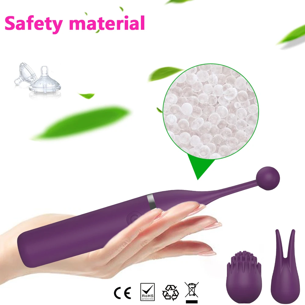 G Spot Tease Stick Vibrators for Women Clitoris Pussy Stimulation Erotic Female Masturbator Adult Sex Toys Comes 3 Massage Heads - Image 3