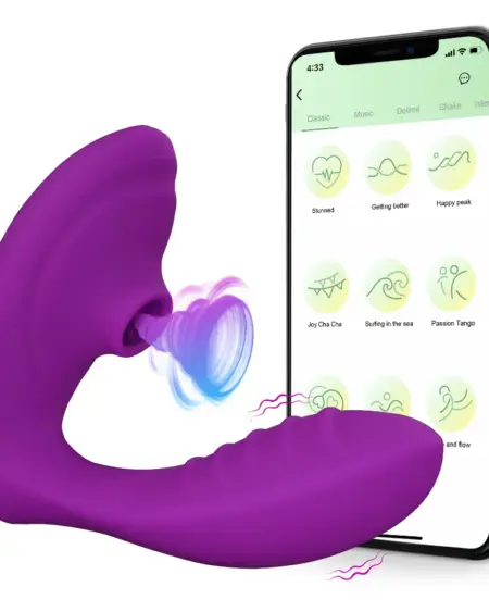 APP Bluetooth Vagina Sucking Vibrator 20 Modes Vibrating Sucker Oral Sex Suction Clitoris Stimulator Erotic Sex Toys for Women