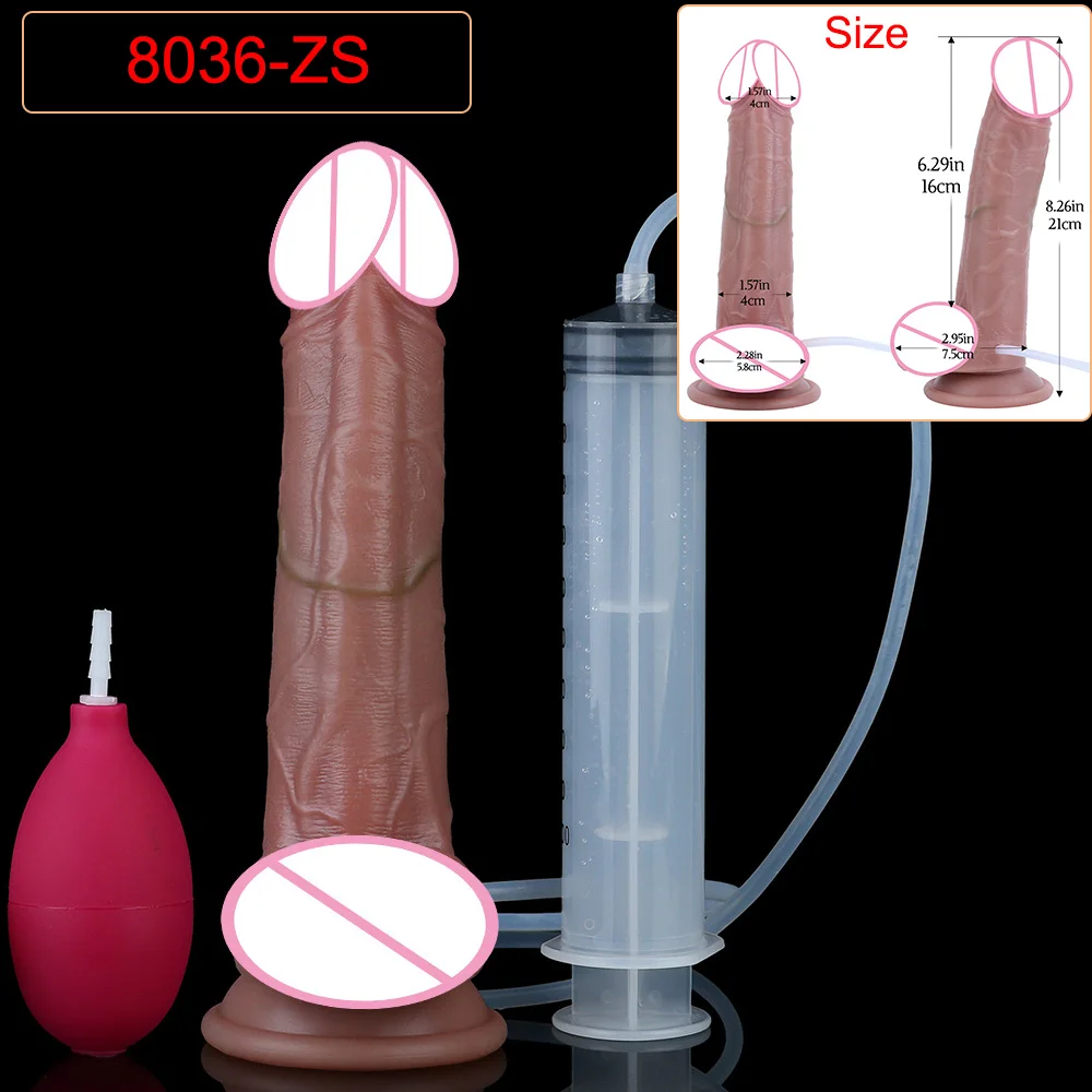 Deep Veins Ultra Squirting Dildo Silicone Skin Touch Long Ejaculating Butt Plug For Men Women G-Spot Stimulate 18+ Sex Toys - Image 33