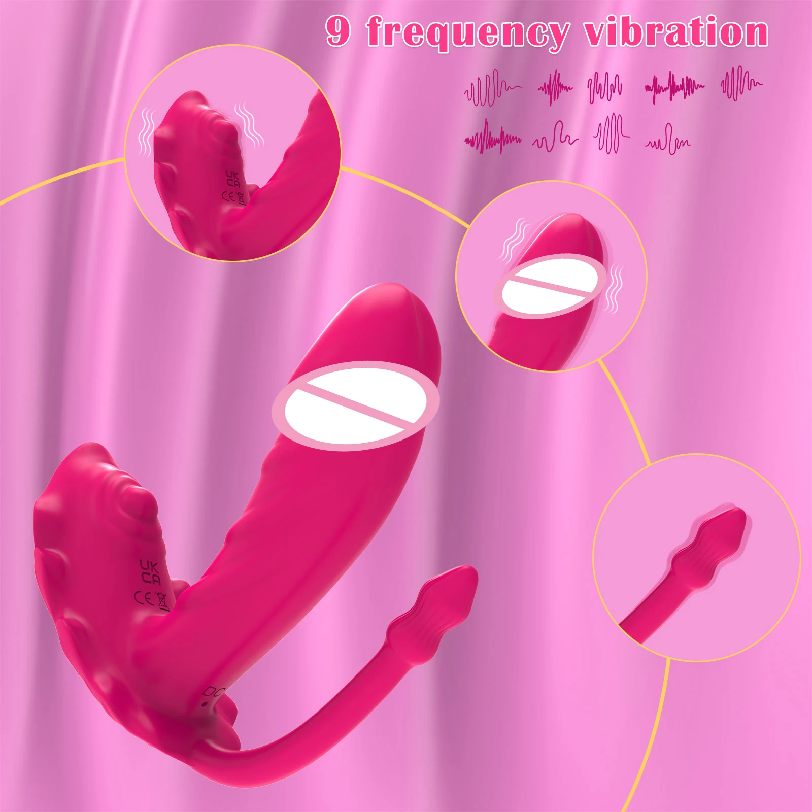 Rabbit Sex Toys for Women Anal Dildo App Remote Controlled Wearable Vibrator 9 Modes G Spot Clitoralis Stimulation Adult Product - Image 2