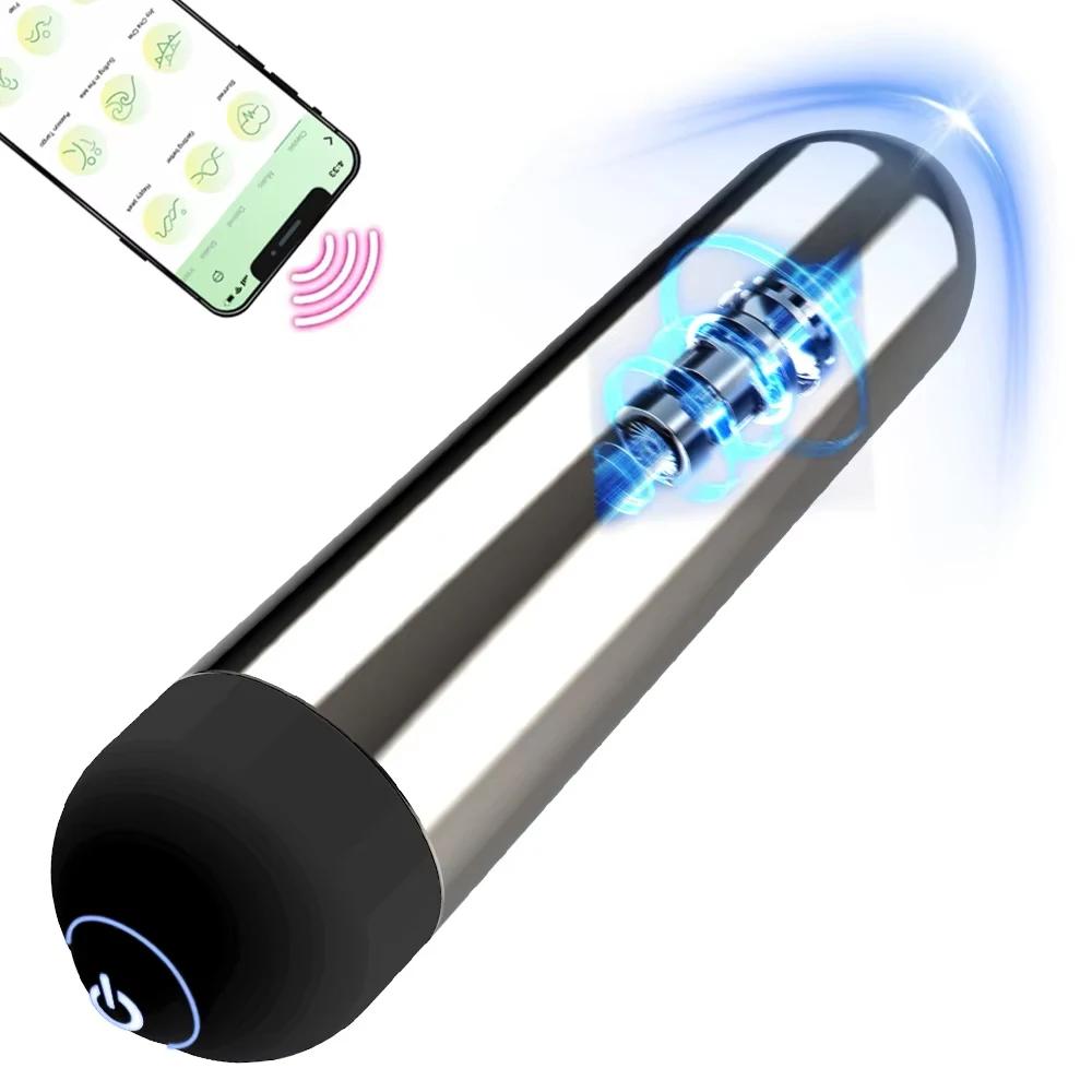 Powerful Bullet Vibrator APP Bluetooth Control Clitoral G Spot Stimulation Massager Mini Anal Pussy Stimulator Sex Toy for Women
