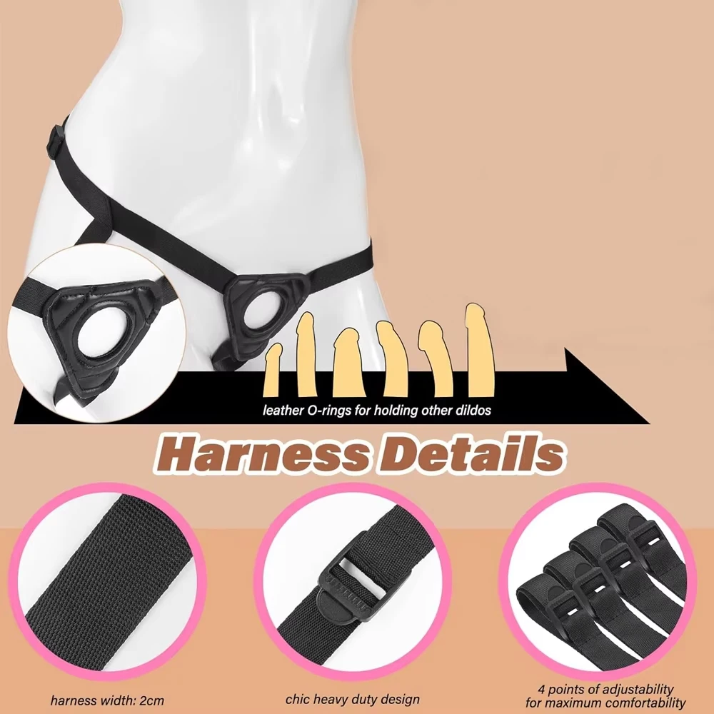 Strap On Dildo For Women Realistic Penis with Suction Cup G-spot Anal Dildos Belt Wearable Panties Dick Sex Toys For Adult Vagi - Image 5