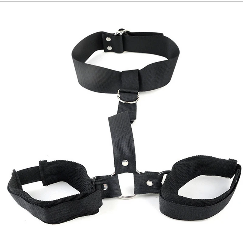 BDSM Bondage Gear Adjustable Handcuffs Ankle Cuffs Open Leg Restraint Fetish Sex Toys For Woman Couples Adult Games No Vibator - Image 8