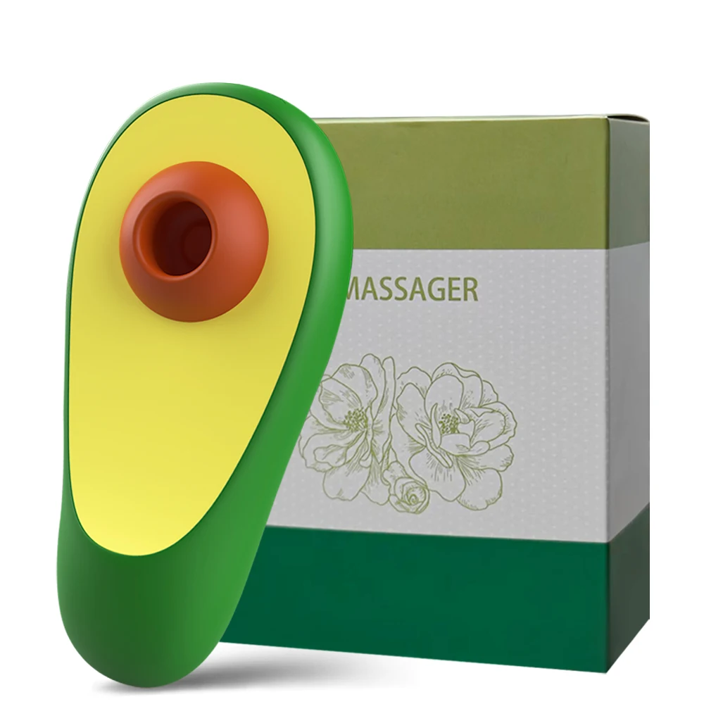 Powerful Sucking Avocado Vibrators Female Nipple Clitoris Stimulator Oral Blowjob Vacuum Female Sex Toy for Adult 18 - Image 8