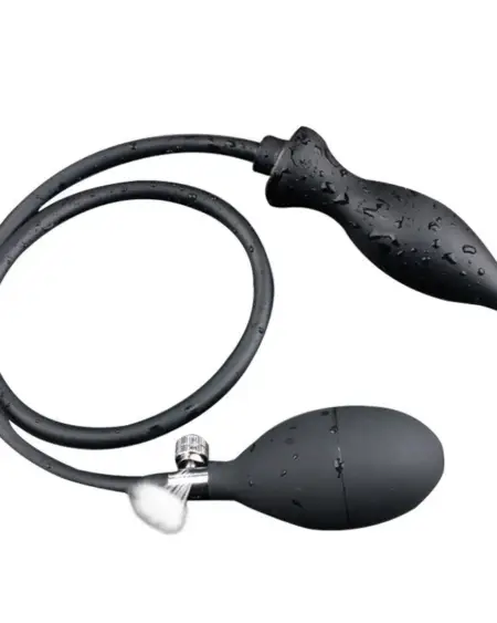 Inflatable Anal Plug with Metal Ball Extra Large Prostate Massager G-Spot Stimulator for Men & Women Premium Comfort Dilator