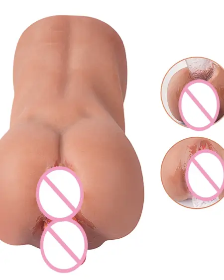 Male Masturbators 3D Real Rubber Vagina Sex Toys Artificial Vaginal 2 in 1 Pocket Pussy Mini Sex Doll Adult Supplies for Men