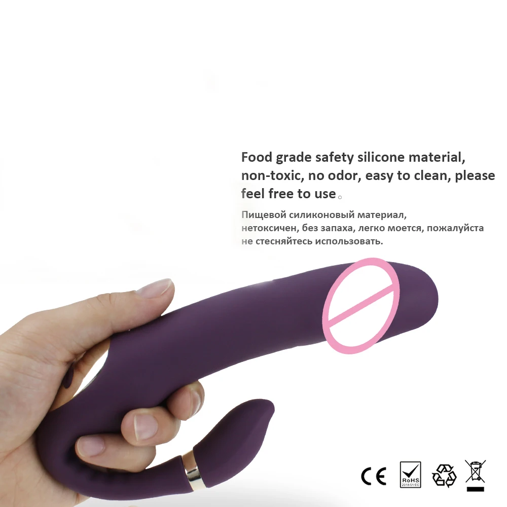 Heating Double Motor G Spot Clitoris Anal Dildo Vibrator Adult Sex Toys for Woman Masturbator 10 Mode 10 Speed Female Erotic Toy - Image 4