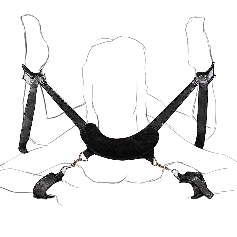 BDSM Bondage Gear Adjustable Handcuffs Ankle Cuffs Open Leg Restraint Fetish Sex Toys For Woman Couples Adult Games No Vibator - Image 5