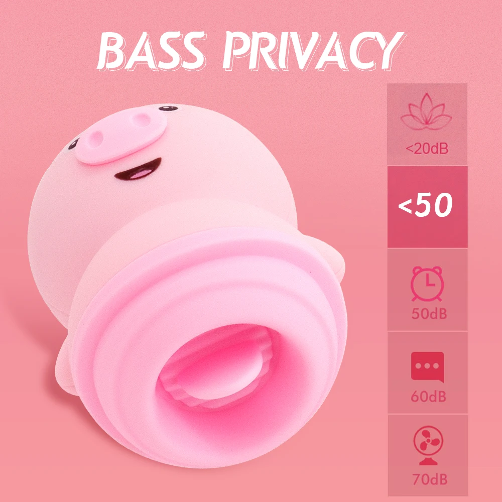Sexy Pig Clitoris Licking Sucking Vibrator for Woman Clit Nipple Sucker Massager Blowjob Fast Orgasm Sex Toys Adult Erotic Goods - Image 6