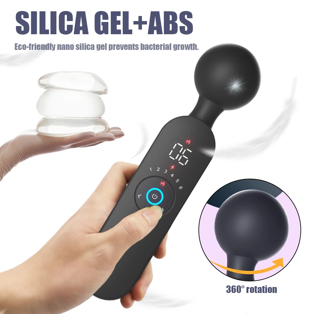 Smart AV Magic Wand Vibrator High Frequency Fast Scream Orgasm G Spot Clit Stimulator Nipple Massager Adults Sex Toys for Women - Image 3